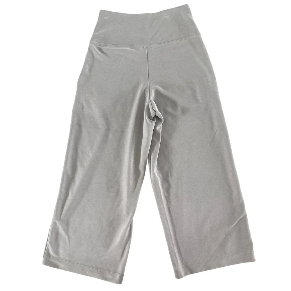 Athleta Seasoft Wide Leg Pant Crop Cropped Tinsel‎ Purple Gray XXS Modal 882621